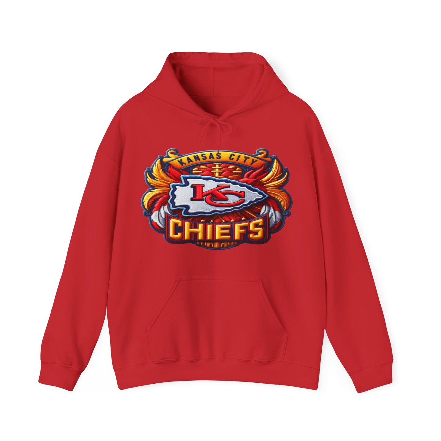 Sports Chiefs Football Logo #1 Unisex Heavy Sweatshirt Hoodie