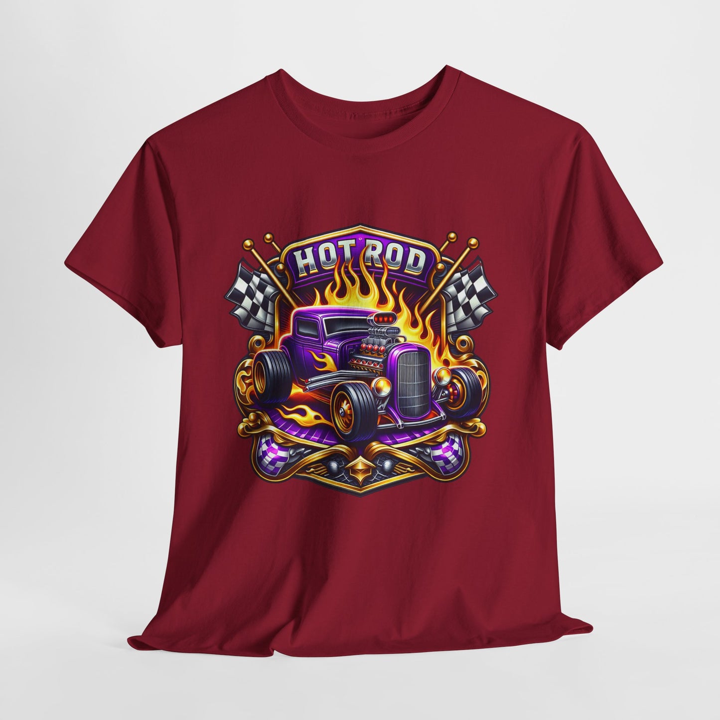Hot Rod #8 Unisex Heavy Cotton Tee - 312tshirts 2