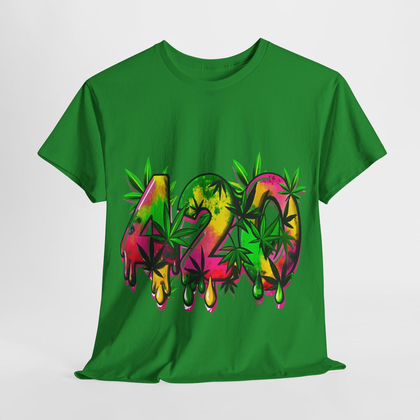 420 Cannabis Unisex Heavy Cotton Tee - 312tshirts 2