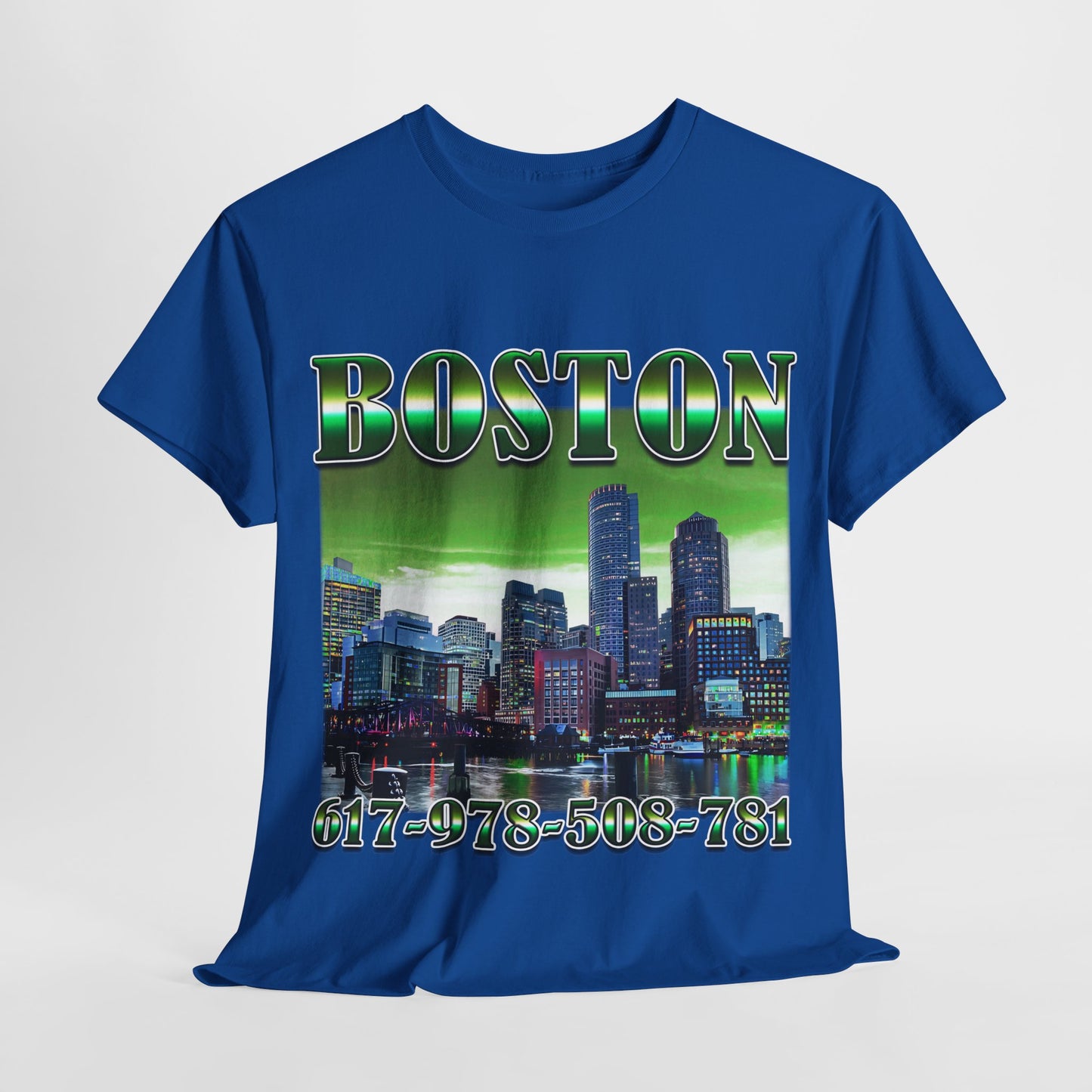 Boston City Area Codes 1 Unisex Heavy Cotton Tee - 312tshirts 2