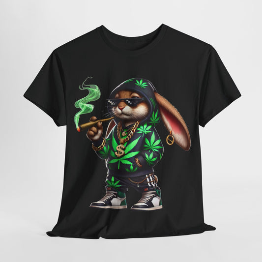 420 Cool Rabbit Unisex Heavy Cotton Tee - 312tshirts 2