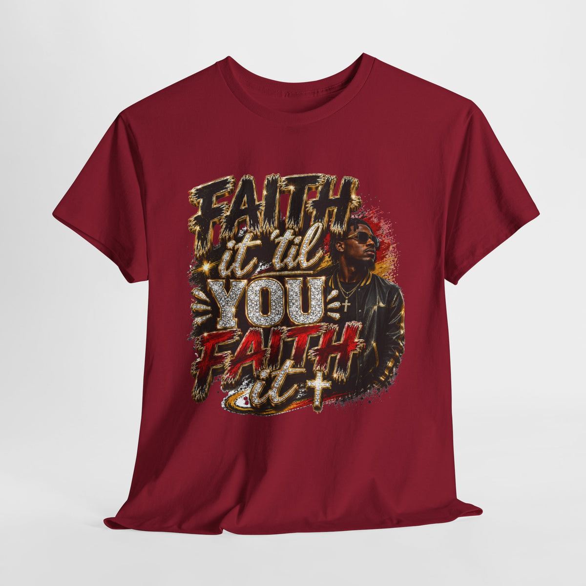 Faith It Til You Faith It #1 Unisex Heavy Cotton Tee