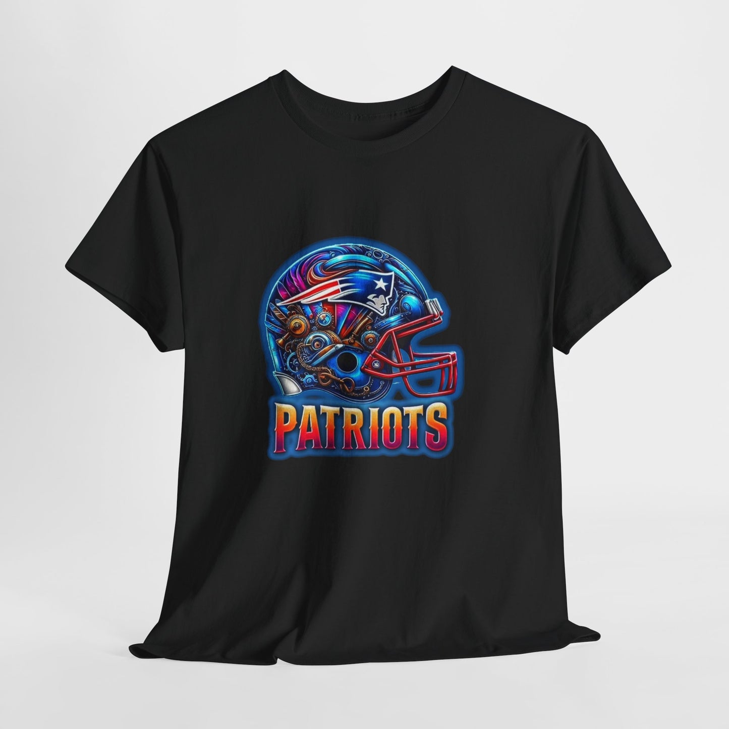 Sports Patriots Football Helmet #2 Unisex Heavy Cotton Tee