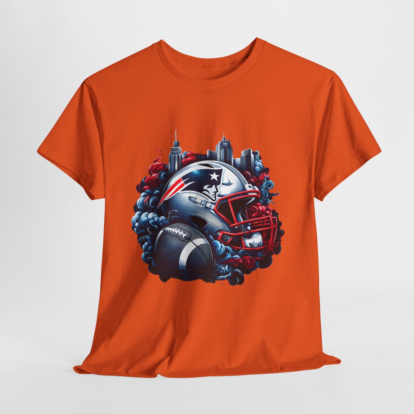 Sports Patriots Football Helmet #1 Unisex Heavy Cotton Tee