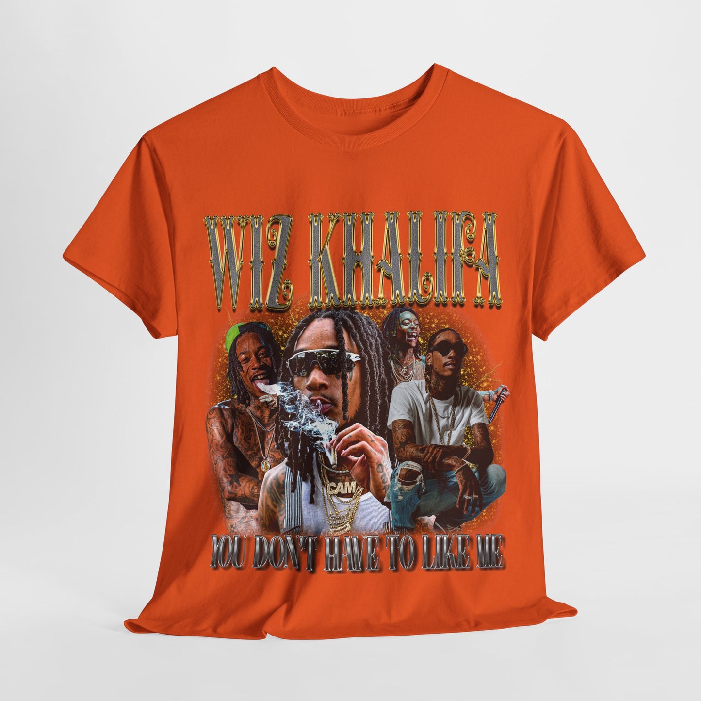 Wiz Khalifa Hip-Hop Unisex Heavy Cotton Tee