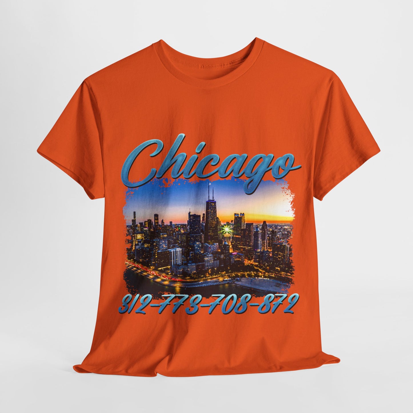 Chicago City Area Codes 1 Unisex Heavy Cotton Tee - 312tshirts 2