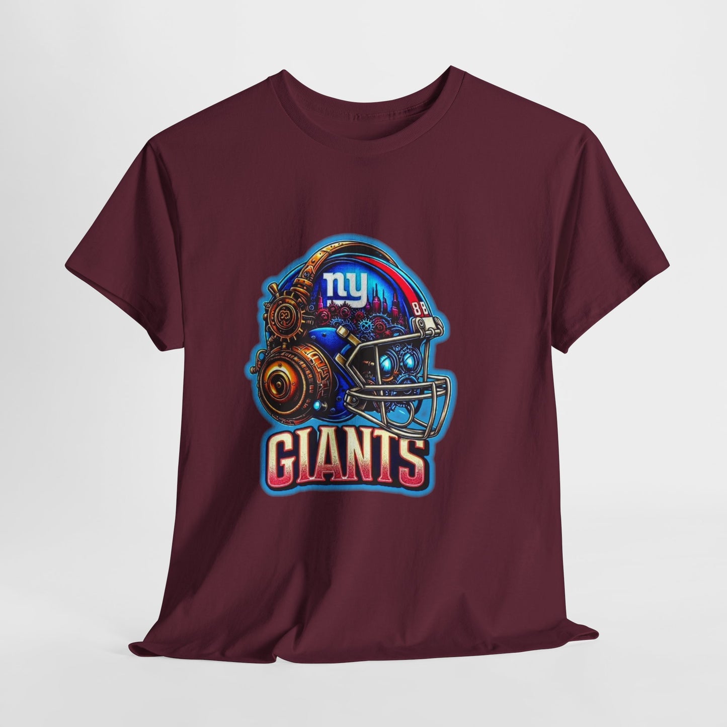 Sports Giant's Football Helmet #2 Unisex Heavy Cotton Tee