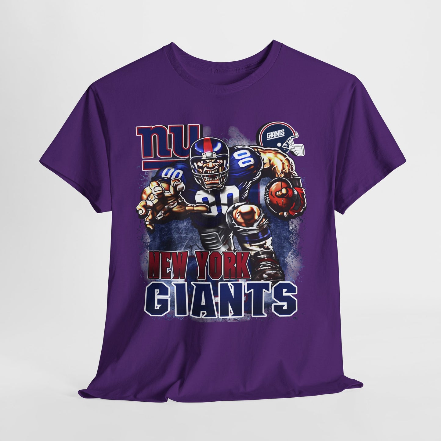 Sports Mascot Giants Football Unisex Heavy Cotton Tee