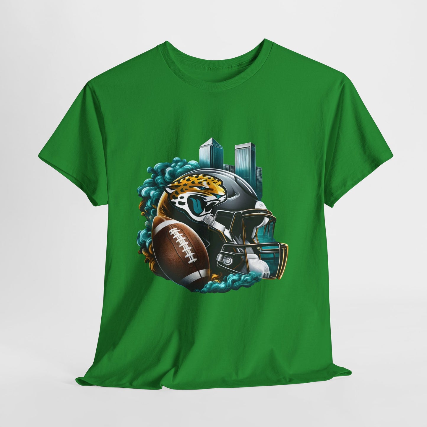 Sports Jaguar Football Helmet #26 Unisex Heavy Cotton Tee