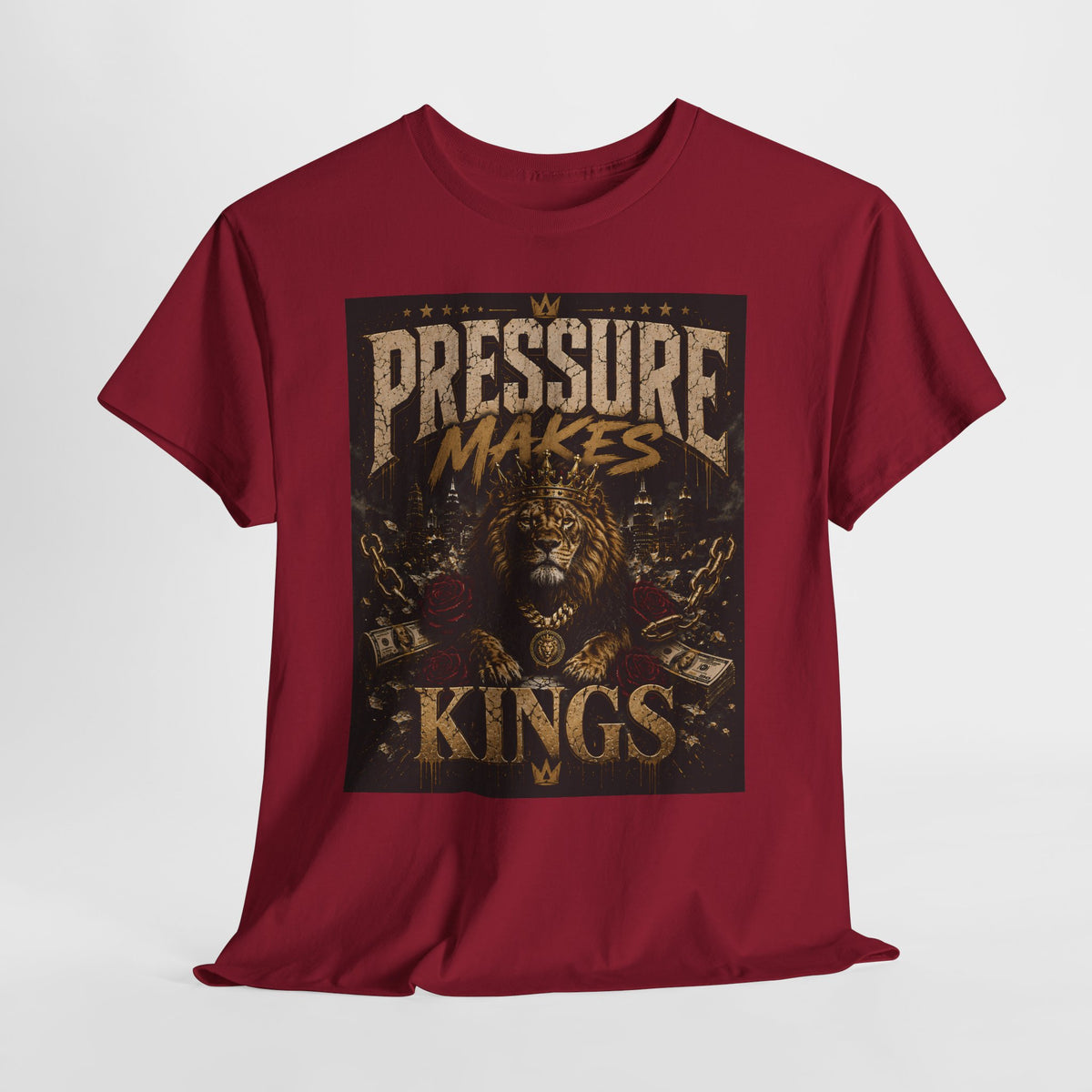 Pressure Makes Kings #1 Unisex Heavy Cotton Tee