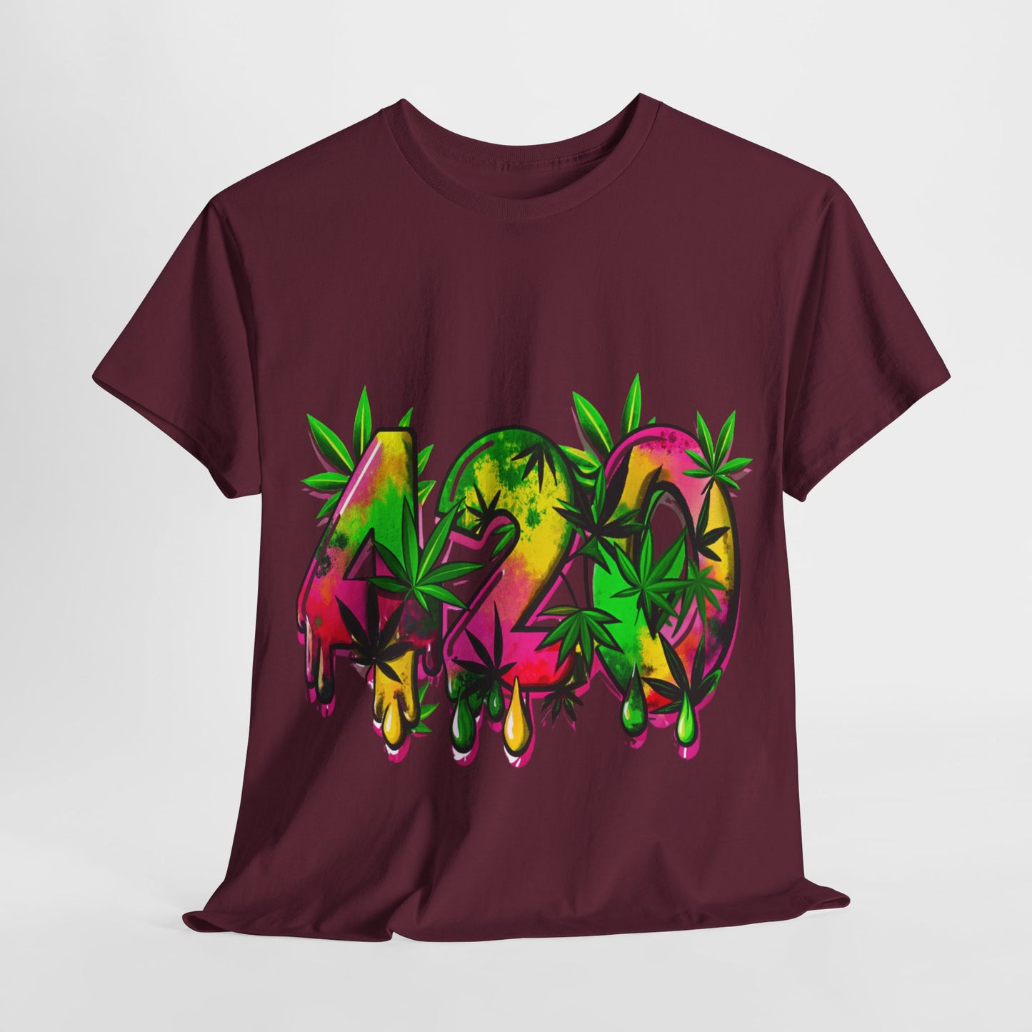 420 Cannabis Unisex Heavy Cotton Tee - 312tshirts 2