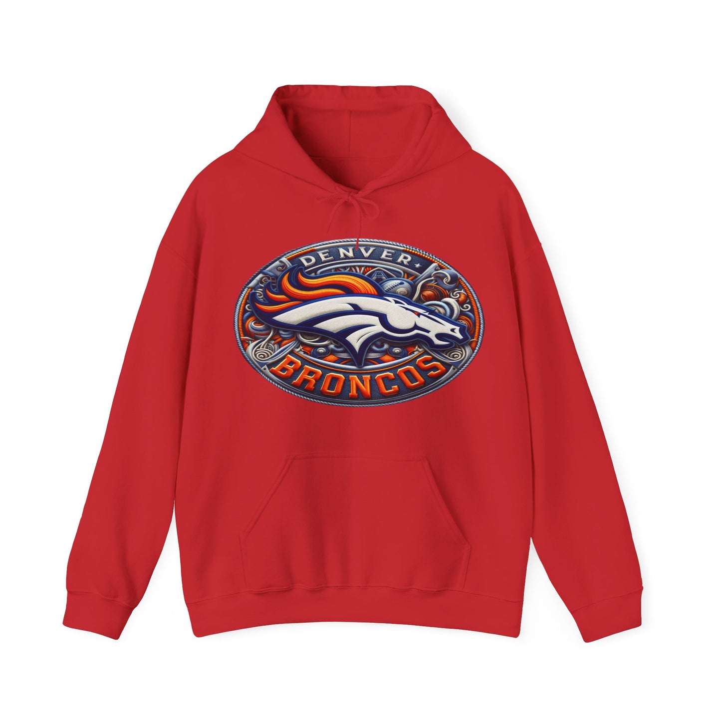 Sports Broncos Football Logo #1 Unisex Heavy Sweatshirt Hoodie