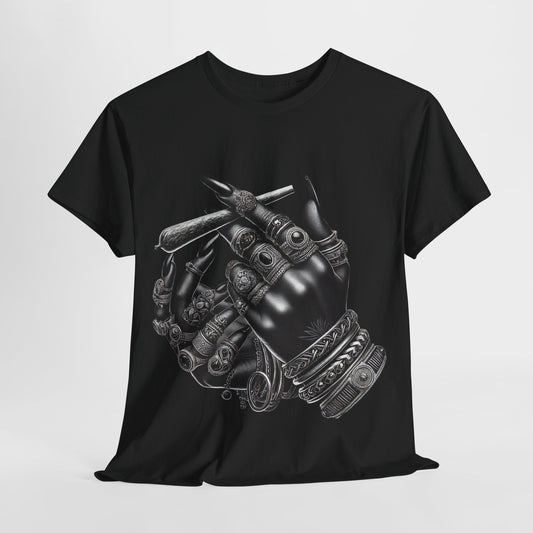 420 Black Female Hands with Blunt Unisex Heavy Cotton Tee - 312tshirts 2