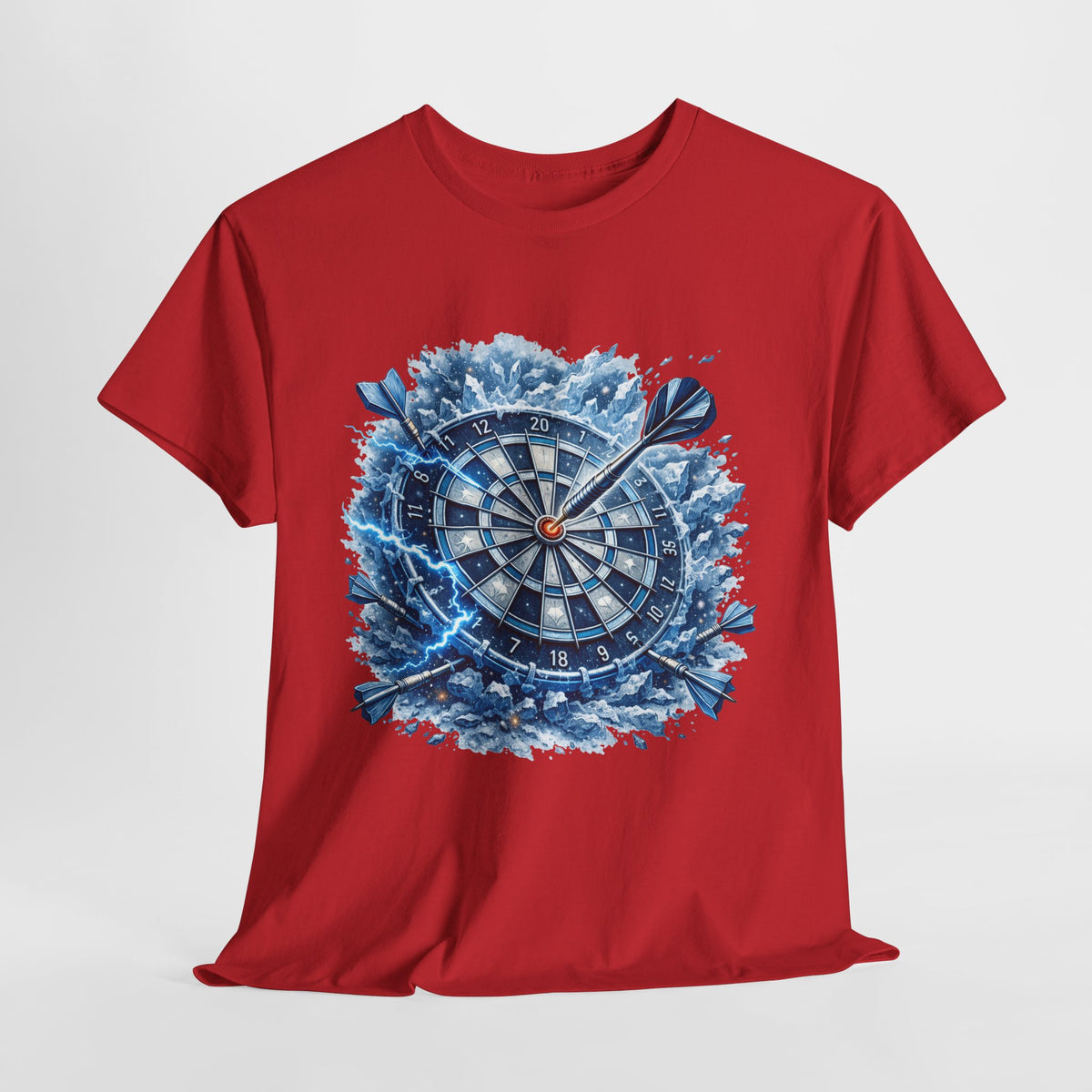 Dartboard Splash T‑Shirt — Bullseye Dart Game Graphic Tee - 312tshirts 2