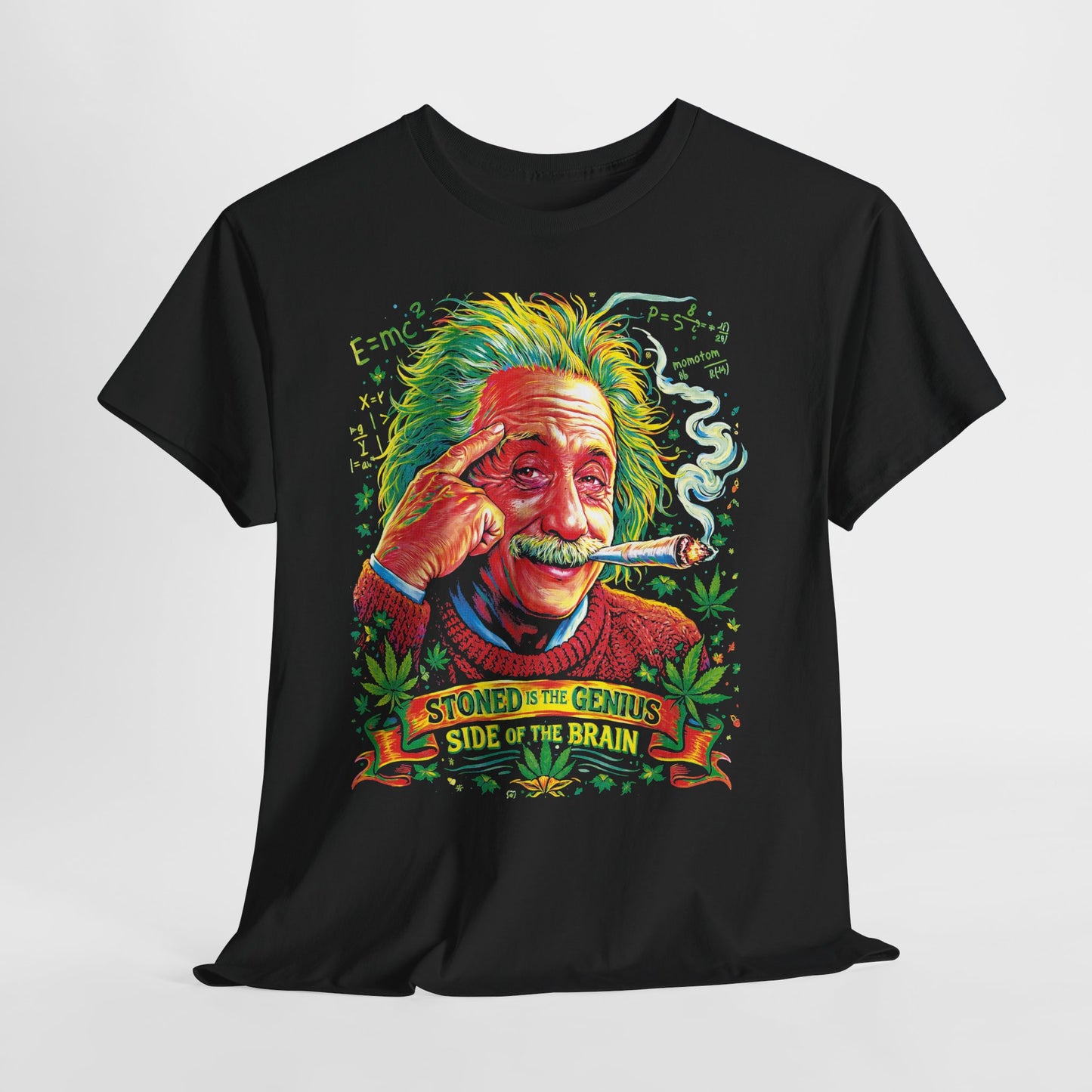 420 Einstein #1 Unisex Heavy Cotten Tee
