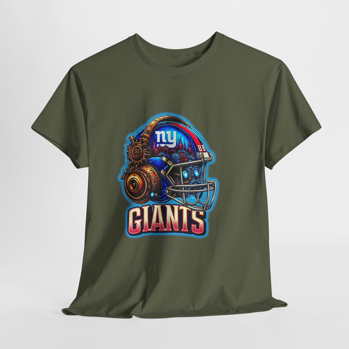 Sports Giant's Football Helmet #2 Unisex Heavy Cotton Tee