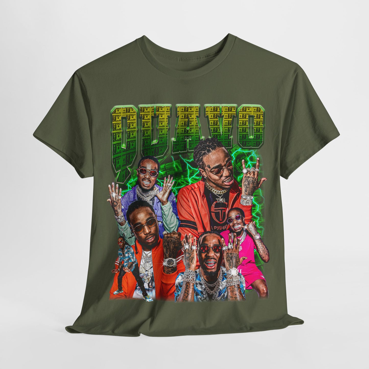 Quavo Hip-Hop Unisex Heavy Cotton Tee - 312tshirts 2