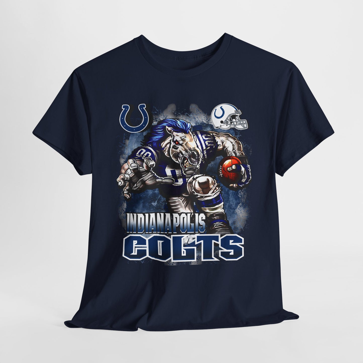 Sports Mascot Indianapolis Colts Unisex Heavy Cotton Tee - 312tshirts 2