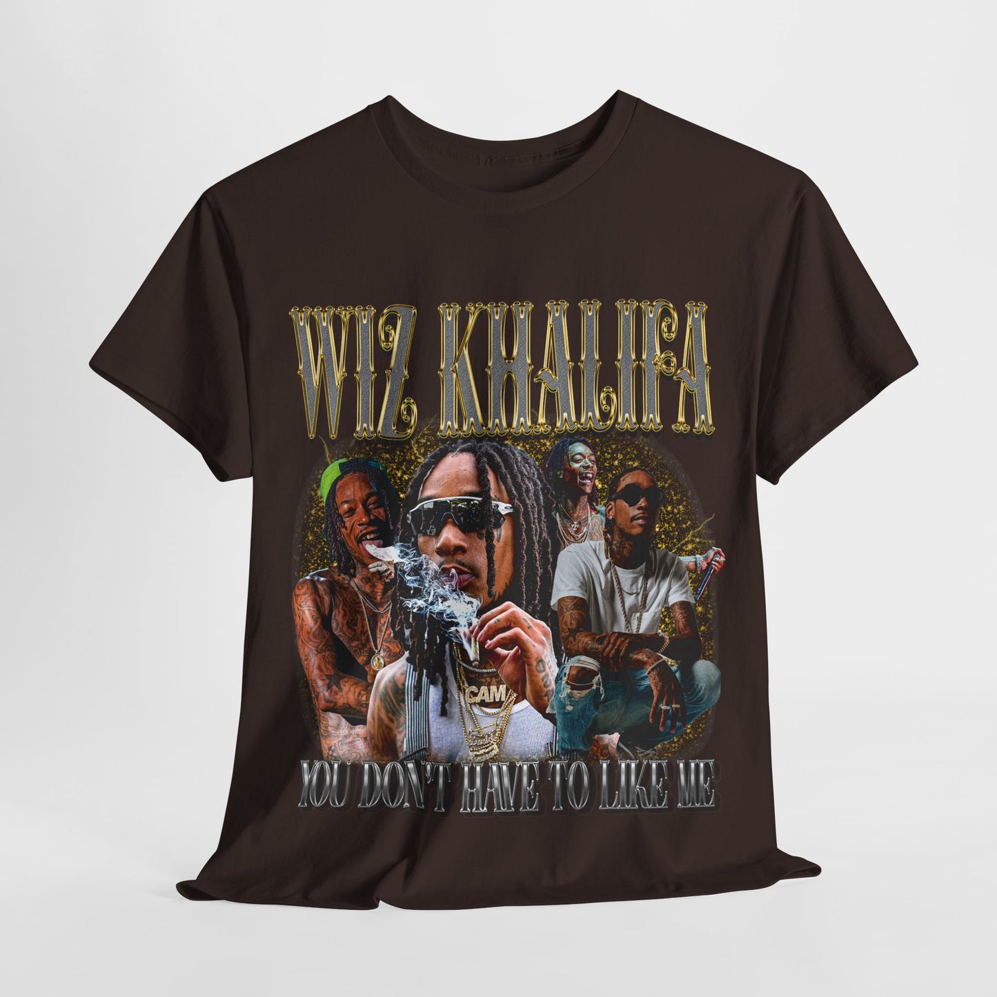 Wiz Khalifa Hip-Hop Unisex Heavy Cotton Tee