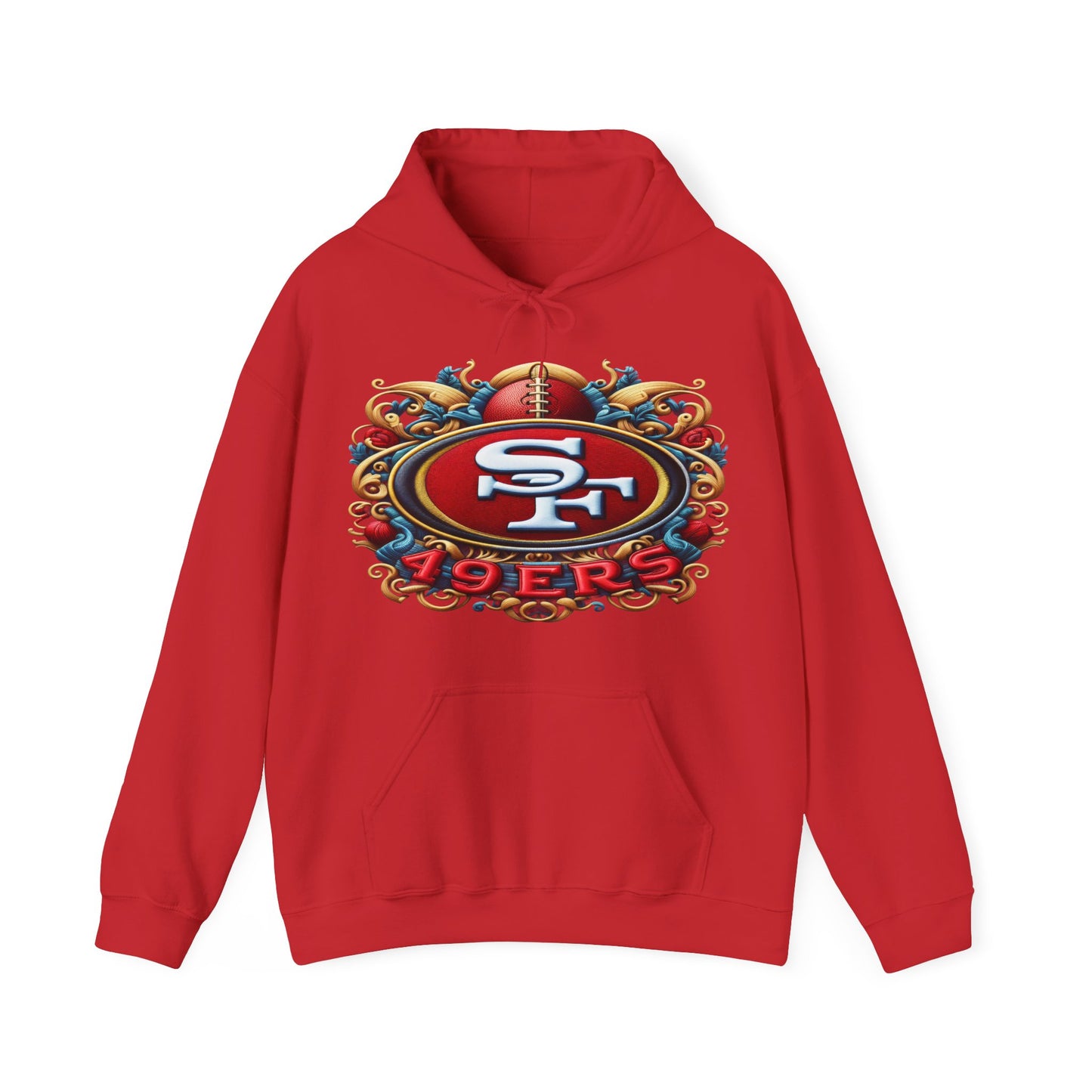 Sports 49ers Football Logo #1 Unisex Heavy Sweatshirt Hoodie