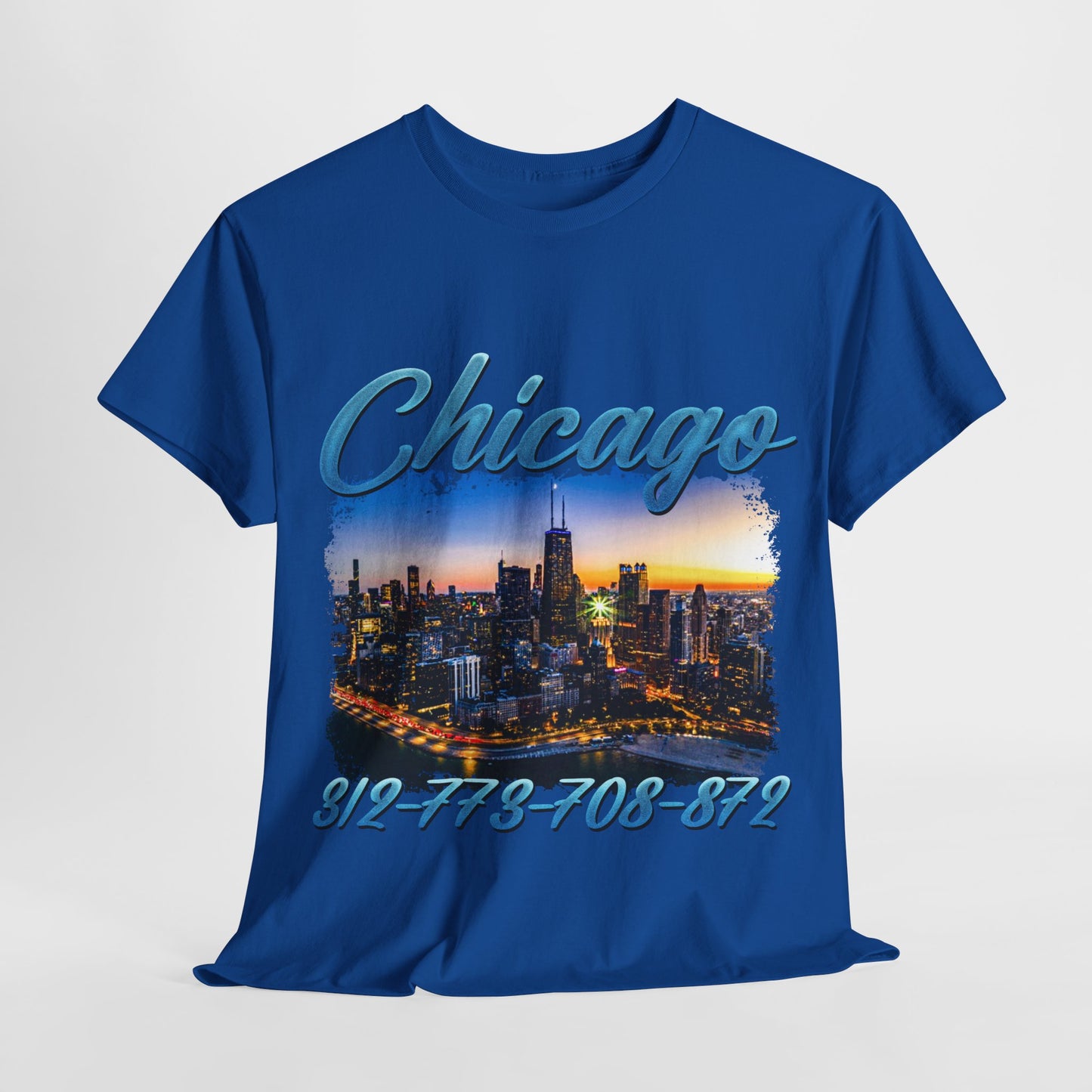 Chicago City Area Codes 1 Unisex Heavy Cotton Tee - 312tshirts 2