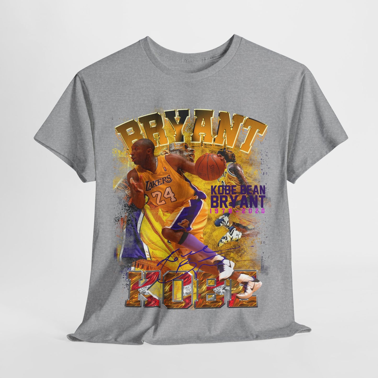 Kobe Basketball Sport 3 Unisex Heavy Cotton Tee