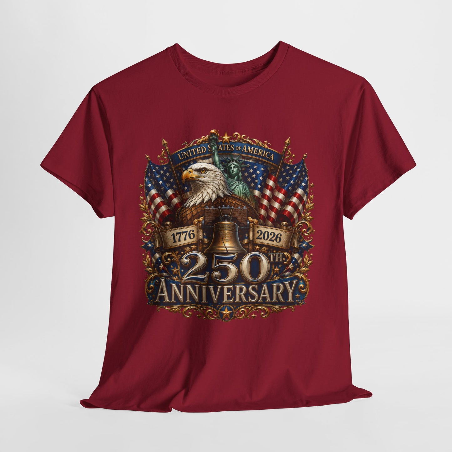 250 Years America #17 Unisex Heavy Cotton Tee - 312tshirts 2
