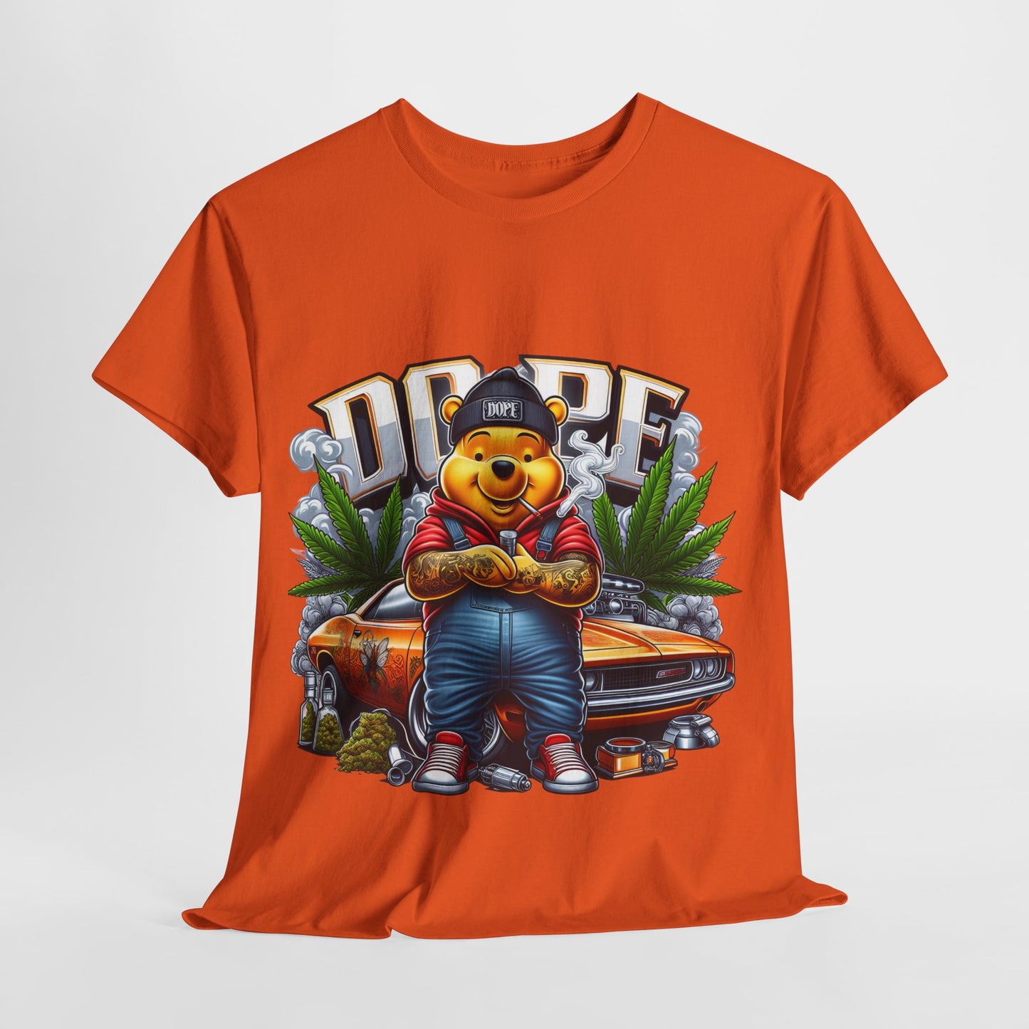 420 Dope Vibes Cool Bear #13 Unisex Heavy Cotton Tee