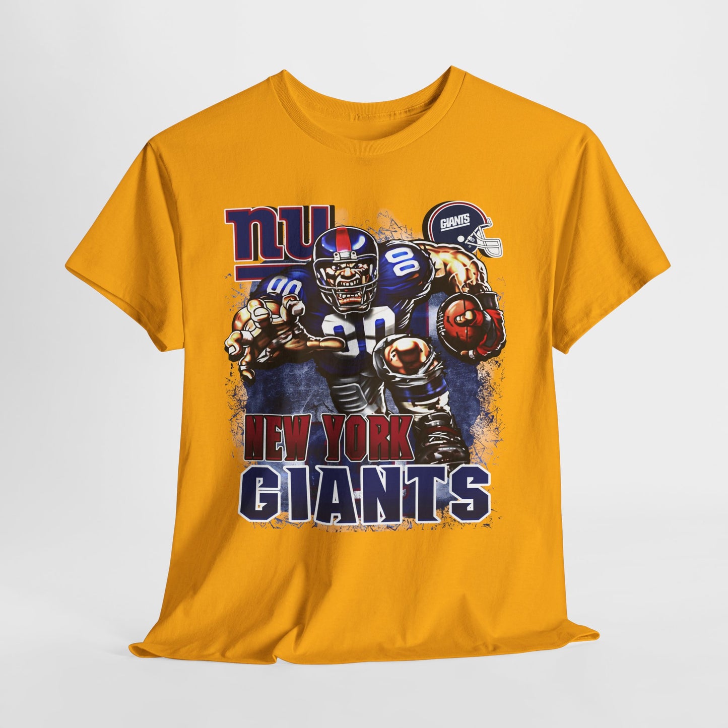 Sports Mascot Giants Football Unisex Heavy Cotton Tee