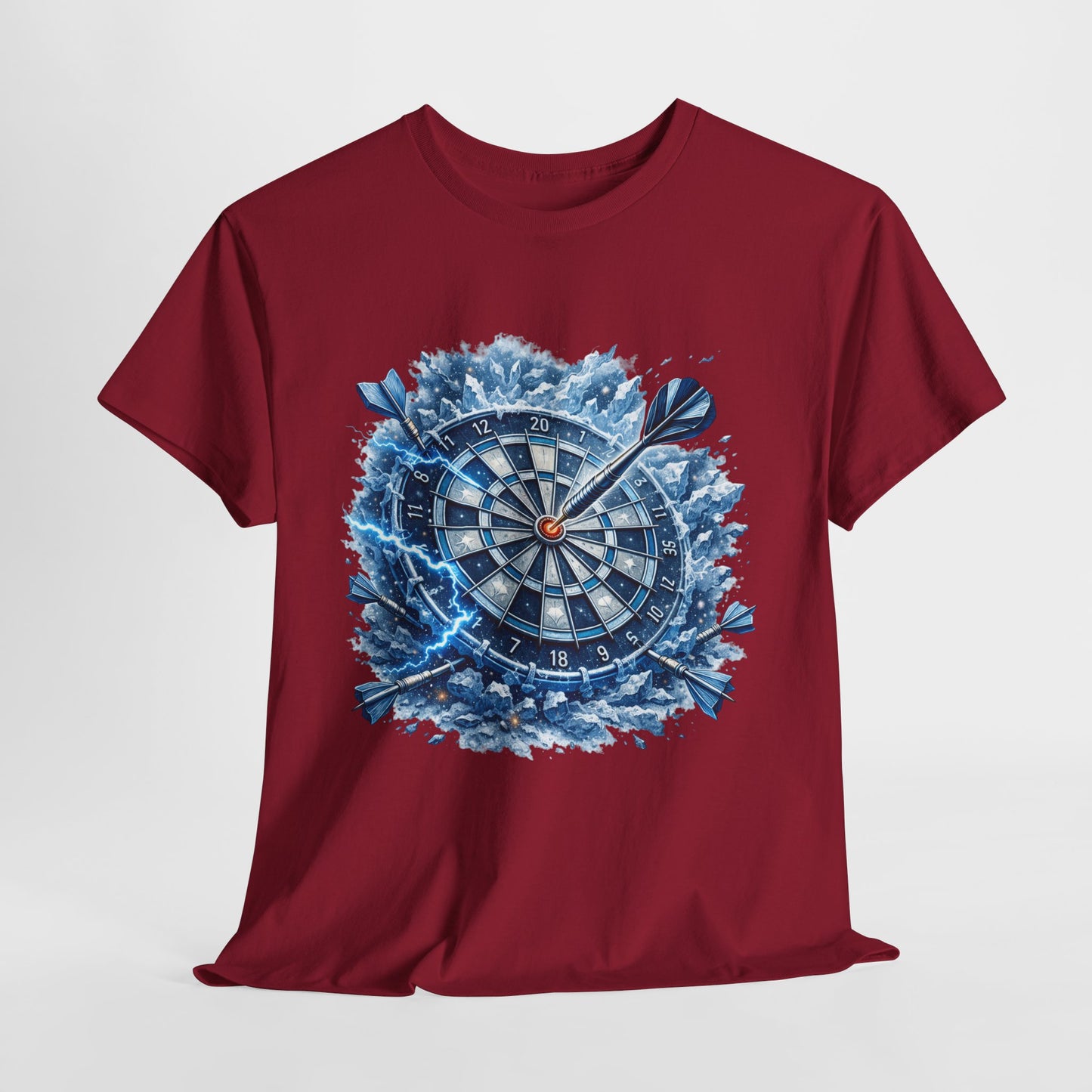 Dartboard Splash T‑Shirt — Bullseye Dart Game Graphic Tee - 312tshirts 2