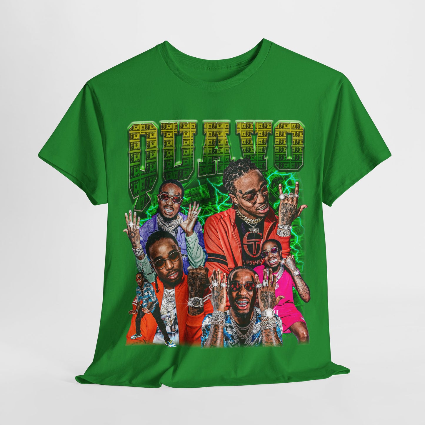 Quavo Hip-Hop Unisex Heavy Cotton Tee - 312tshirts 2
