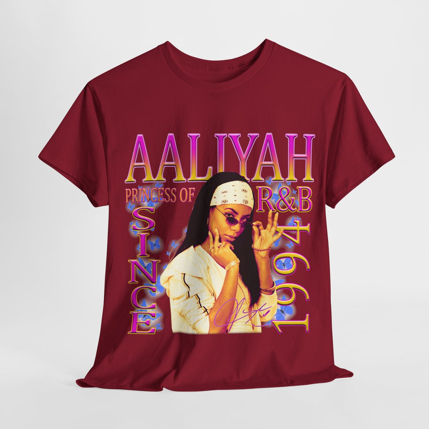 Aaliyah R&B Queen 1 Unisex Heavy Cotton Tee - 312tshirts 2