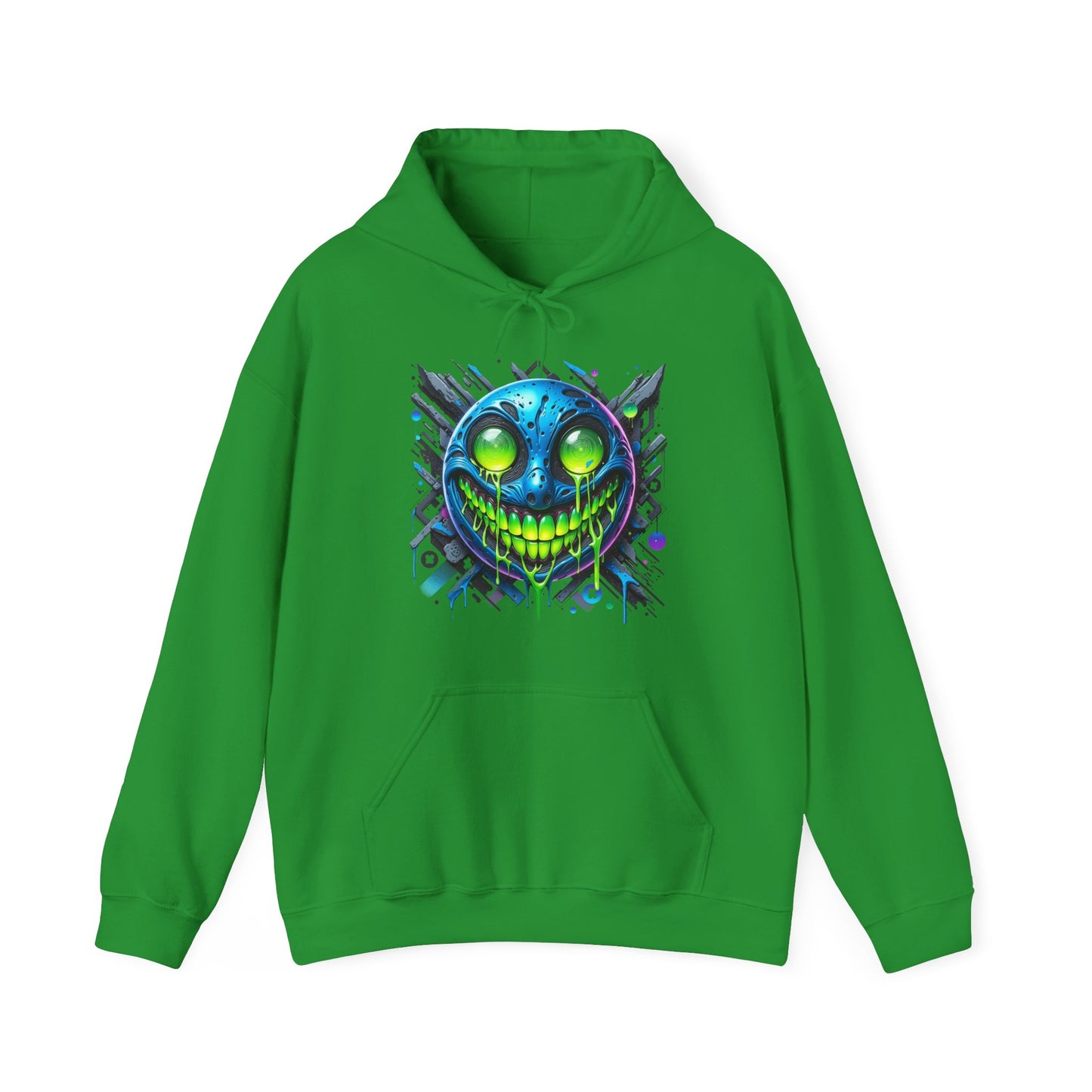 Creepy Neon Emoji #4 Unisex Heavy Sweatshirt Hoodie