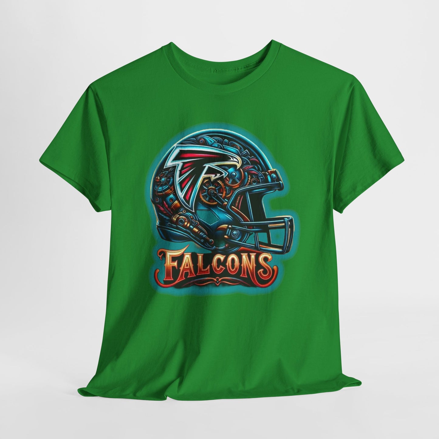 Sports Falcons Football Helmet #2 Unisex Heavy Cotton Tee