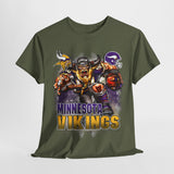 NFL Mascot Minnesota Unisex Heavy Cotton Tee