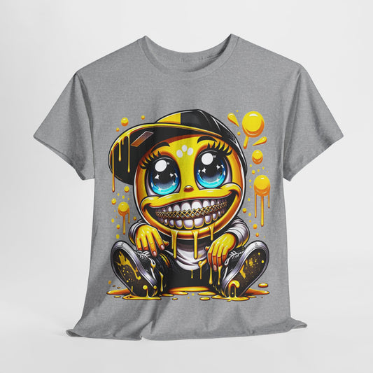 Sit Down Drip Emoji Unisex Heavy Cotton Tee - 312tshirts 2