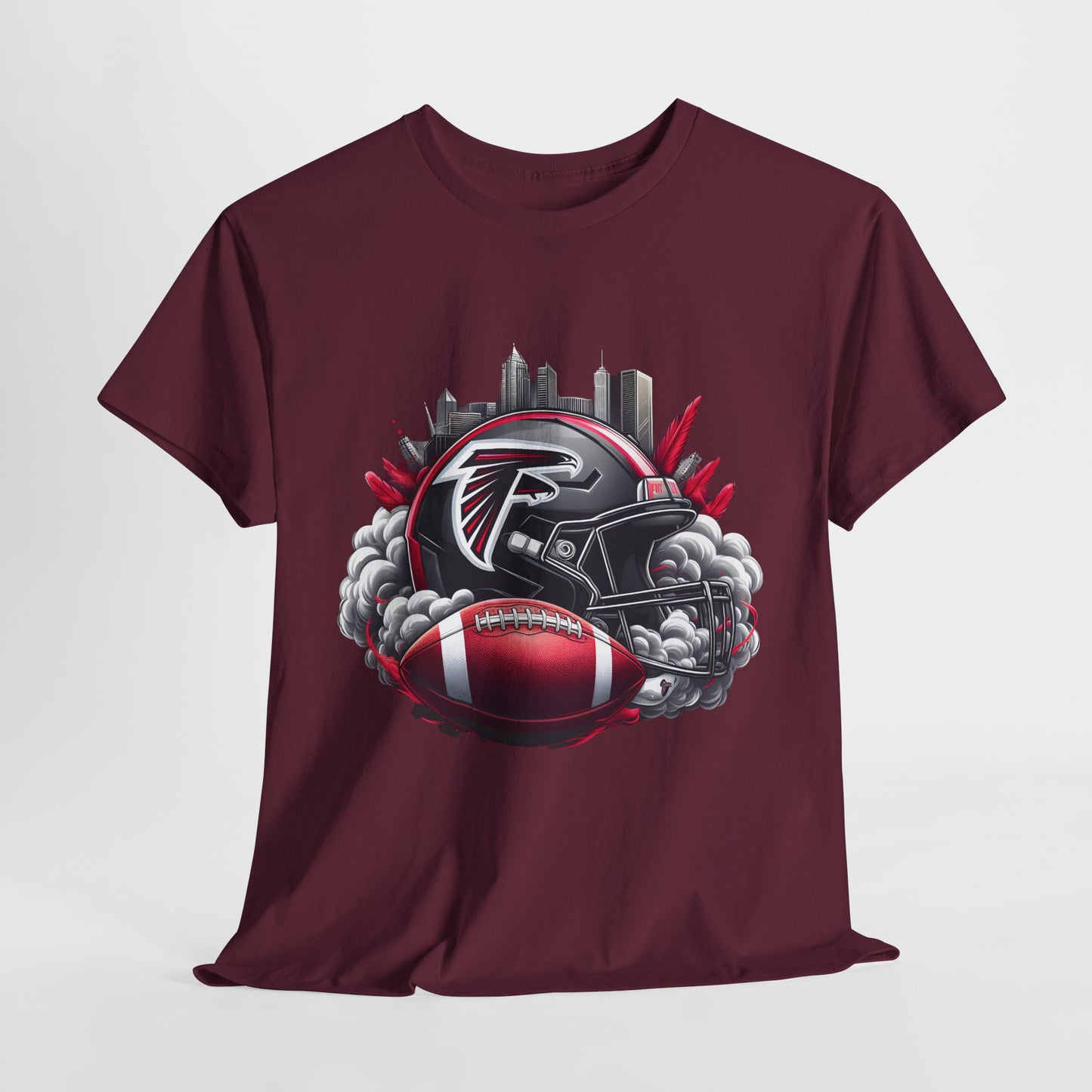 Sports Falcons Football Helmet #1 Unisex Heavy Cotton Tee