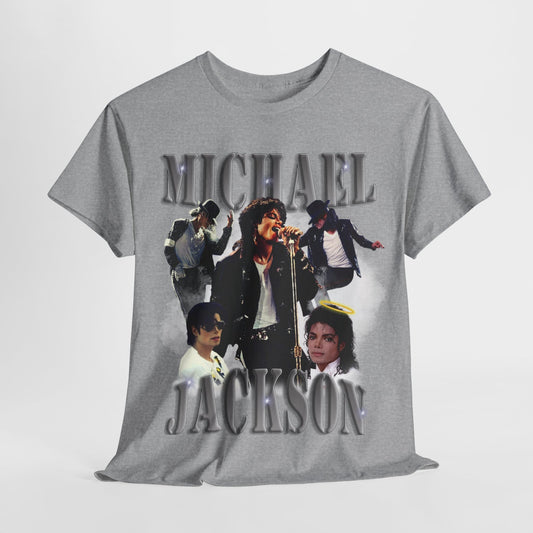 M Jackson 1 Unisex Heavy Cotton Tee - 312tshirts 2