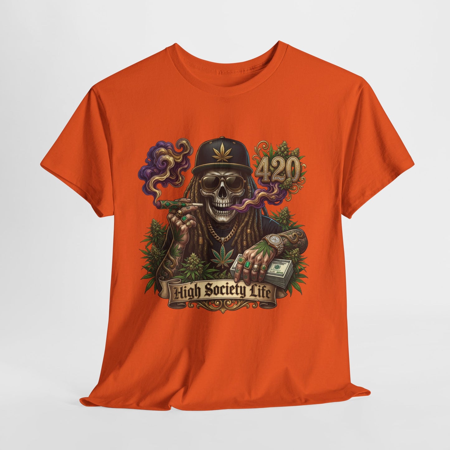 420 High Society High #1 Unisex Heavy Cotton Tee