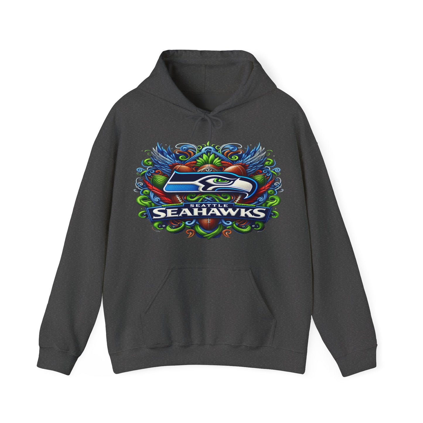 Sports Seahawks Football Logo #1 Unisex Heavy Sweatshirt Hoodie