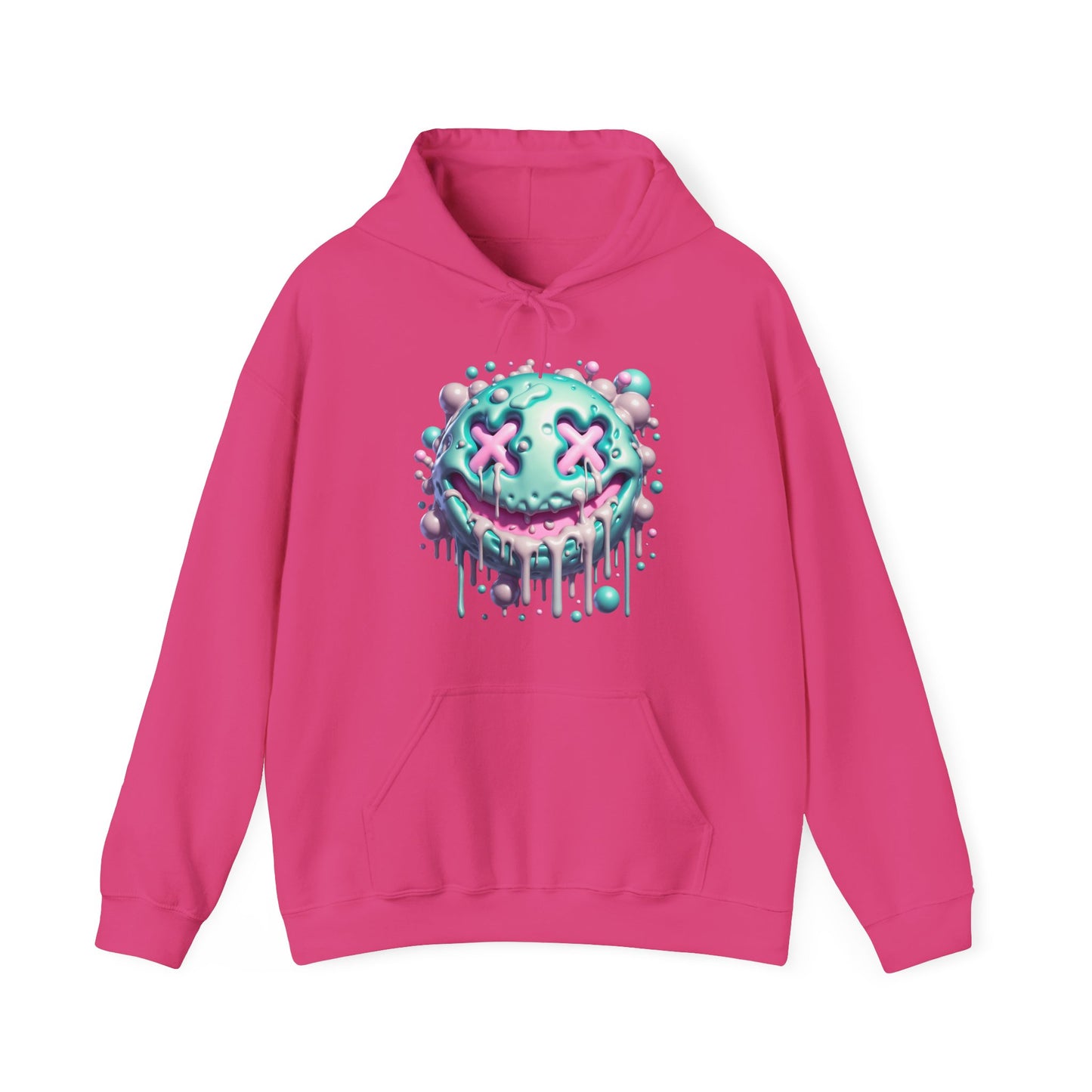 Creepy Neon Emoji #11 Unisex Heavy Sweatshirt Hoodie