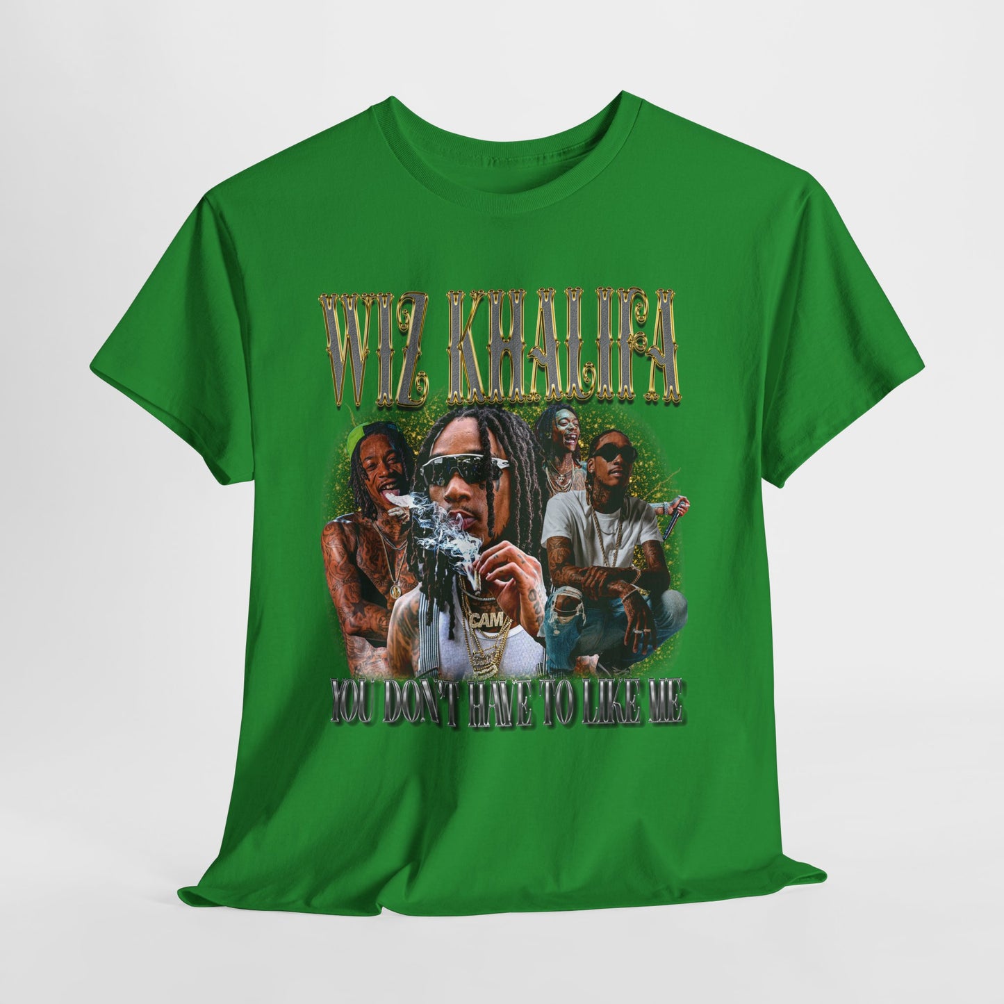 Wiz Khalifa Hip-Hop Unisex Heavy Cotton Tee
