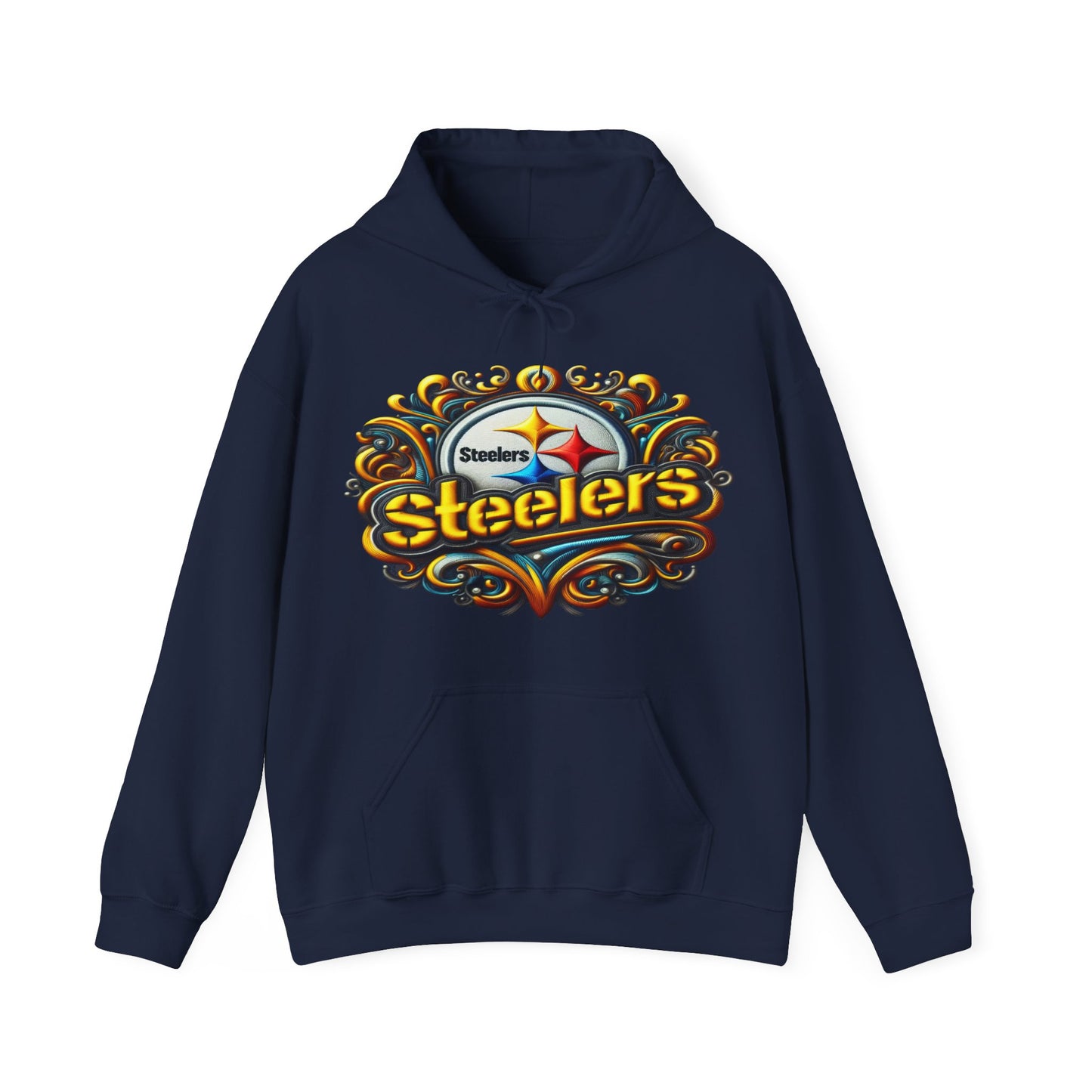 Sports Steelers Football Logo #1 Unisex Heavy Sweatshirt Hoodie