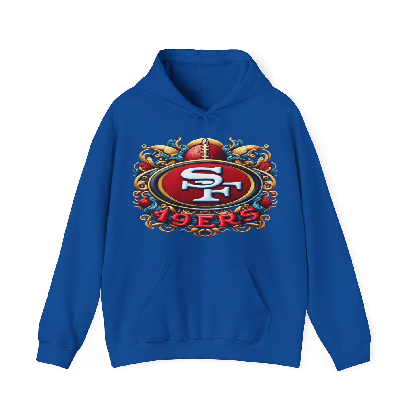 Sports 49ers Football Logo #1 Unisex Heavy Sweatshirt Hoodie