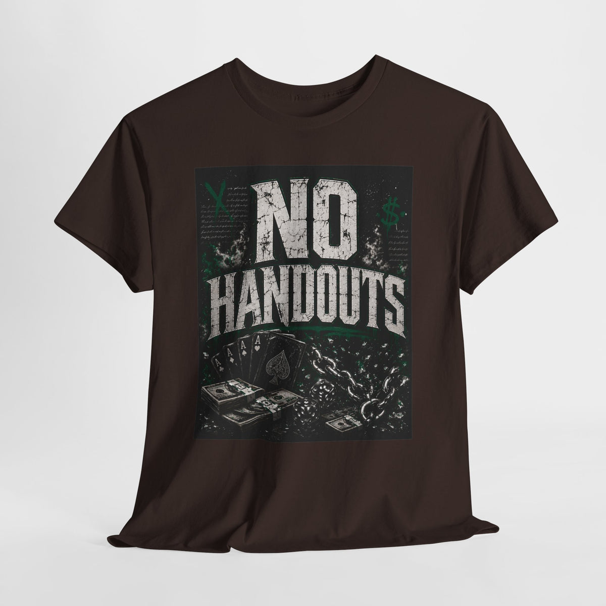 No Handouts #1 Unisex Heavy Cotton Tee