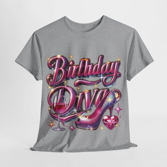 Birthday Diva #14 Heavy Cotton Tee - 312tshirts 2