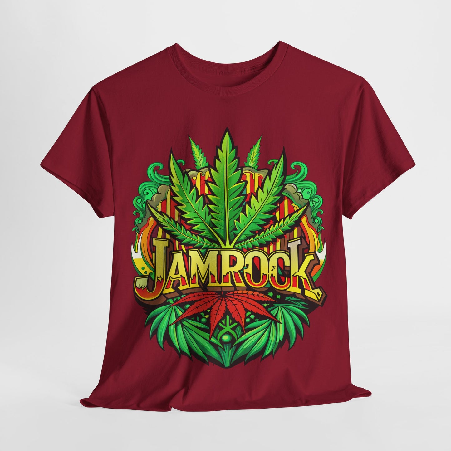 420 Jamrock Unisex Heavy Cotton Tee - 312tshirts 2