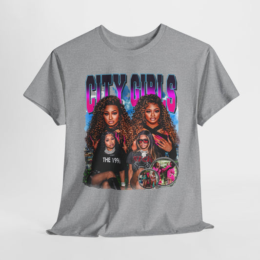 City Girls 1 Hip-Hop Unisex Heavy Cotton Tee - 312tshirts 2