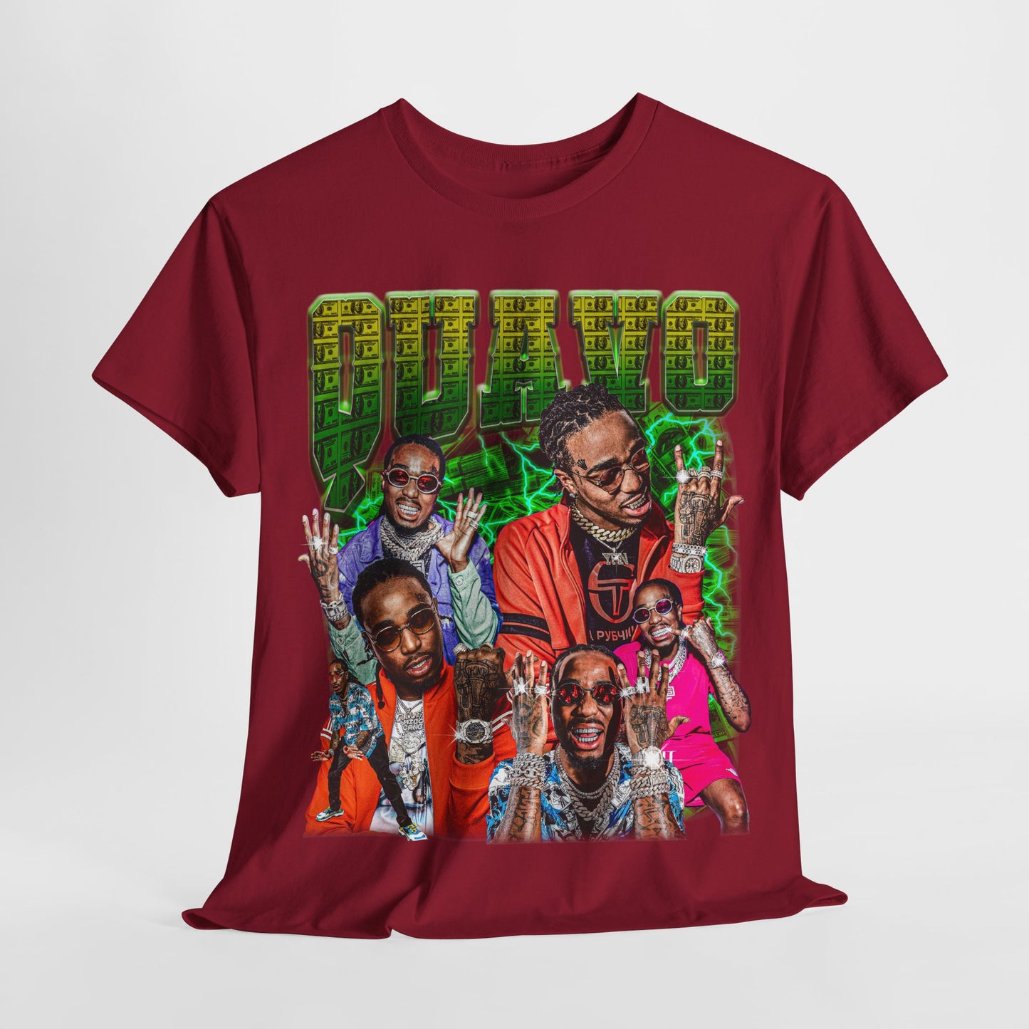 Quavo Hip-Hop Unisex Heavy Cotton Tee - 312tshirts 2