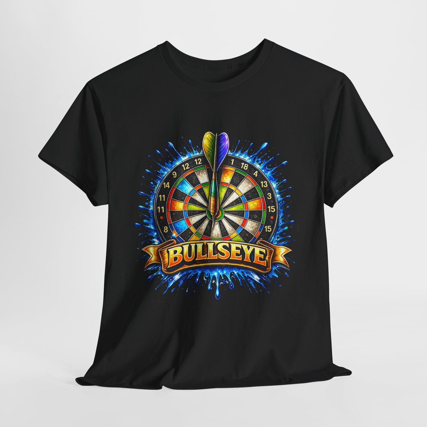 Bullseye Dartboard #1 Unisex Heavy Cotton Tee